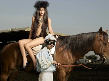 Smizing on a Horse