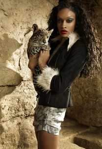 Faux Fur with Jaguar