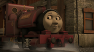 Skarloey asking Karen if she's seen Rheneas