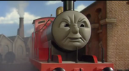 James mad at Sir Handel for taking his (James') Journey CD without asking