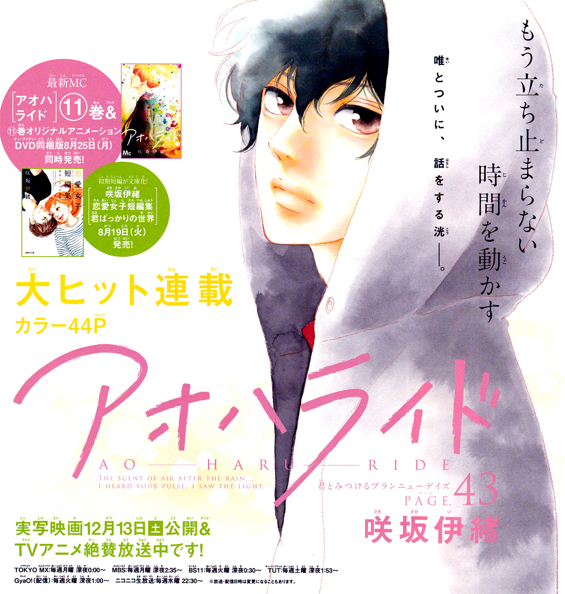 Ao Haru Ride Blue Spring Ride With Cat | Poster