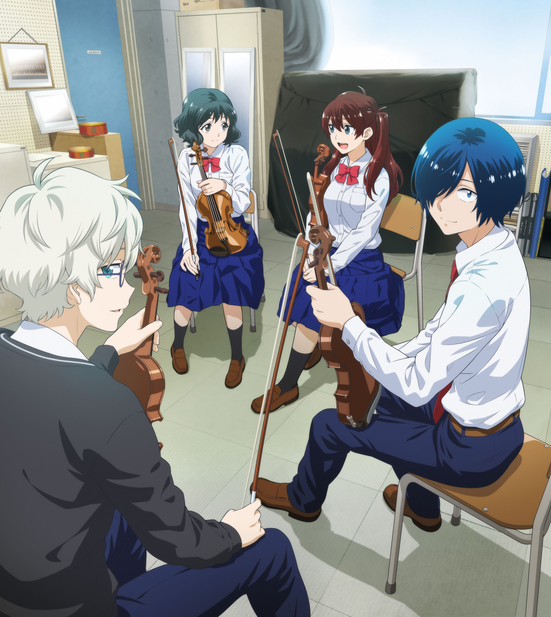 There's an anime called Classicaloid with most of the famous composers in  it already, Tchaikovsky is a girl tho... but, if they want classical  musicians as anime, this is the anime :