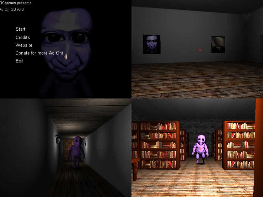 Ao Oni remastered, 3d video game screenshot, trailer