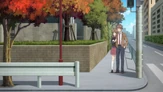 Kaede and Sakuta walking to School