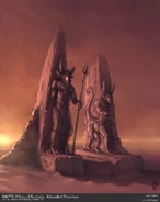 Concept art of the Pillars of Kamula