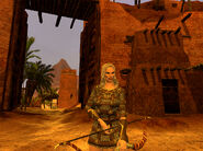 In-game screen shot of a female Ranger.