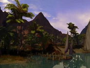 The river and mountains