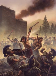 Cimmerians cut out the Aquilonians from their Hills