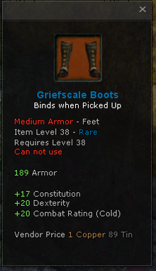 Griefscale boots