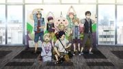 Group foto at Kyoto tower (Anime)