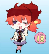 Shura's chibi form from the contents page