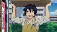 Rin doing his job