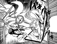 Tamamo attacks Izumo