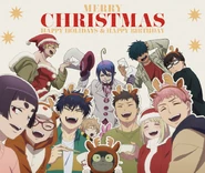 Happy (Merry Christmas) Birthday Card.