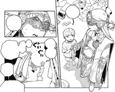 El niño ayuda a Shiemi