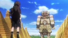 Yuri frente al Golem