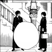 Yukio y el profesor Neuhaus discutiendo