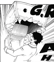 Rin atacado por Jack-in-the-box