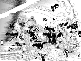 Satan del pasado con un ejército de demonios