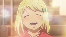 Shiemi tranquiliza a Yukio