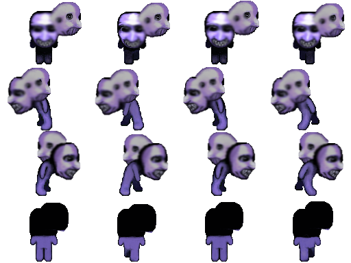 Ao Oni Sprite Animation 