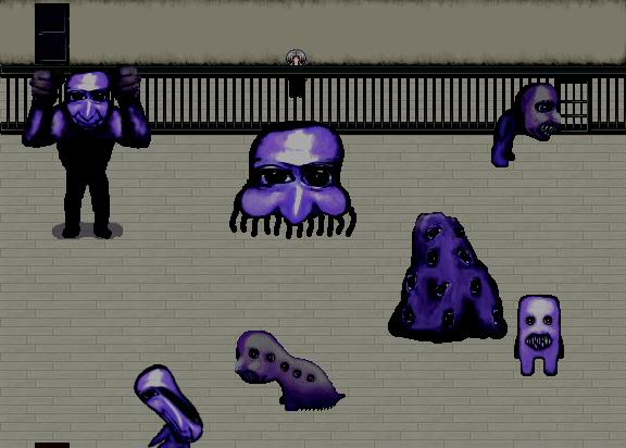 blob oni (from the rpg horror game ao oni)