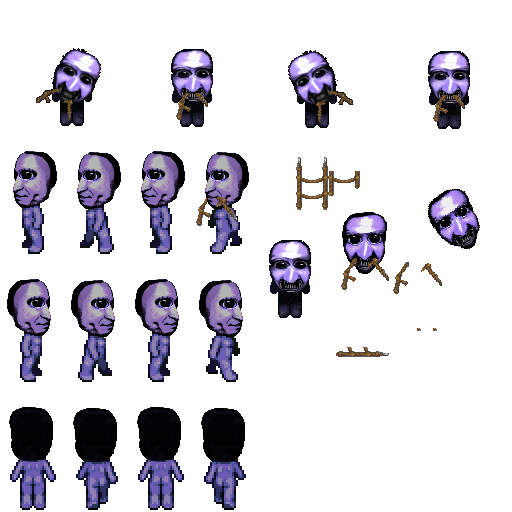 Ao Oni Sprite Animation 