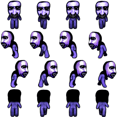 Fly - Rpg Maker Ao Oni Sprite Transparent PNG - 600x560 - Free