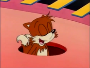 AOSTH - Tails is close his eyes and very excitement