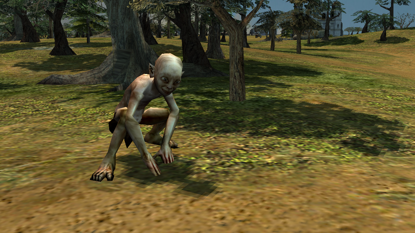 Sad gollum noises.  The Lord of the Rings: Gollum (Video Game