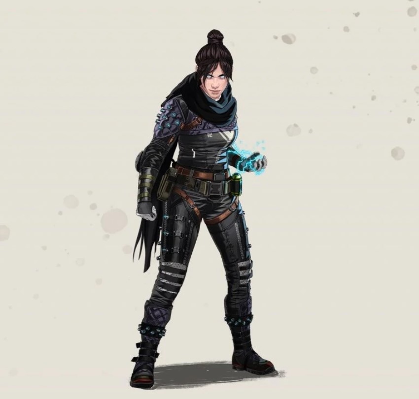 Algumas personagens de Apex Legends (da esq. p. dir.: Lifeline, Wraith