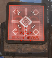 Peacekeeper bullet spread when aimed down sights.