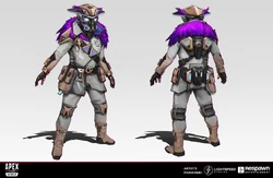 Concept art for the Mane Threat skin.[6]