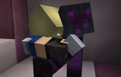 Aphmau hugging her son, Levin