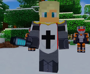 Garroth featured in a 2024 video, "Becoming DEADPOOL in Minecraft!"