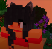 Aphmau after getting bitten and having pup ears and tail