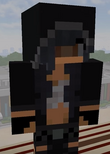 Aphmau wearing Aaron's MCD attire