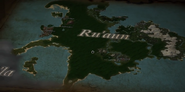 The Ru'aun Region map as shown in the episode