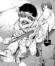 37 Rikkun grabs Hitotsukabuto's machete