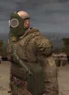 Фанатская 3D-модель надетого противогаза в игре S.T.A.L.K.E.R от модмейкера jenek96
