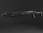 SPAS-12 с разложенным прикладом