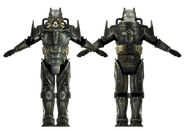Enclave power armor.png (222 КБ) Облегченная силовая броня Х-01