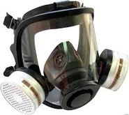 Противогаз с воздушной фильтрацией воздуха