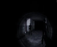 Силуэты в свете фонаря