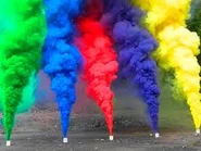 Разноцветный дым