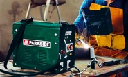 Сварочный аппарат за работой