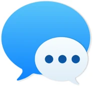 Icono de iMessage para MacOS Catalina o anteriores.