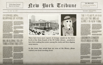 The Library Adventure Newspaper