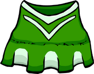 Green Cheerleader Outfit.