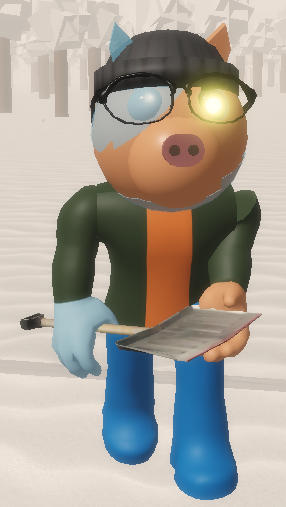How to get APRP: CONSTRUCTION SITE BADGE MORPHS/SKINS in THE PIGGY BATTLE!  - Roblox 